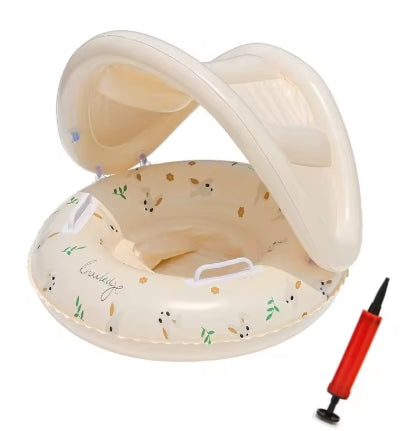 Sunny Cove — Flotador de Bebé con Parasol UPF50+